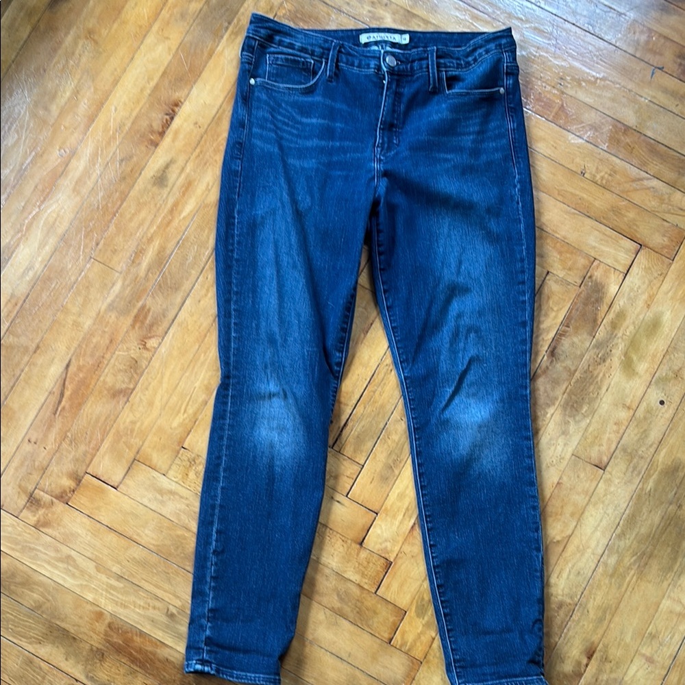 Athleta Blue Skinny Jeans with Stretchy Fit